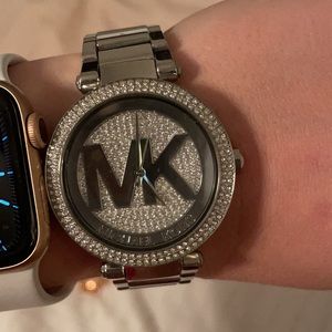 Silver michael kors watch